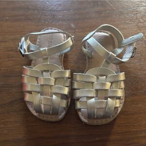 Old navy gold sandals size 6